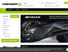 Tablet Screenshot of eshop.merida.sk