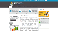 Desktop Screenshot of mipyme.merida.gob.mx