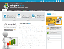 Tablet Screenshot of mipyme.merida.gob.mx