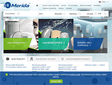 Tablet Screenshot of merida.cz